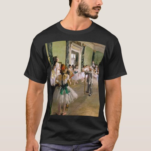 Edgar Degas de dansklasse T-shirt (Voorkant)