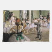 Edgar Degas - De dansklasse Theedoek (Horizontaal)