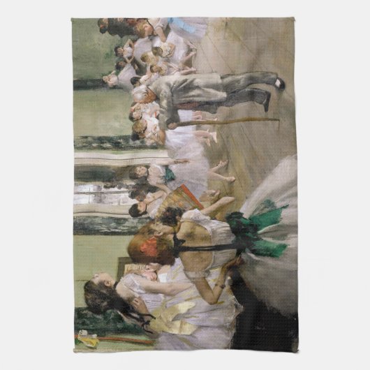 Edgar Degas - De dansklasse Theedoek (Verticaal)