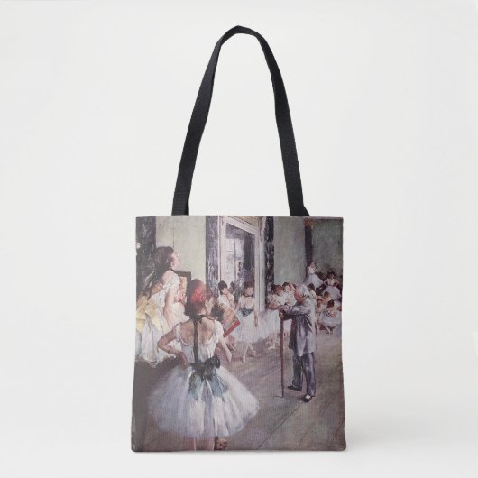 Edgar Degas de dansklasse Tote Bag (Voorkant)