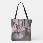 Edgar Degas de dansklasse Tote Bag (Achterkant)