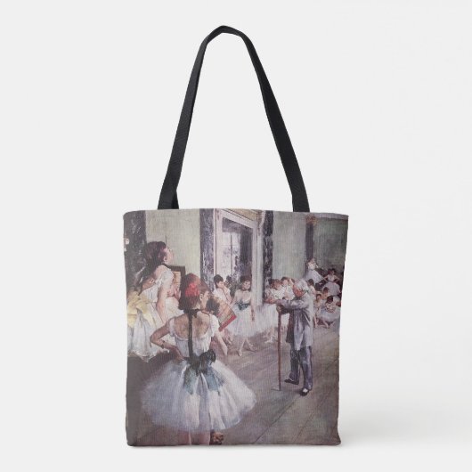 Edgar Degas de dansklasse Tote Bag (Achterkant)