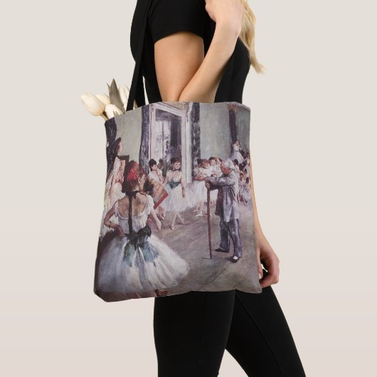 Edgar Degas de dansklasse Tote Bag (Dichtbij)