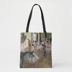 Edgar Degas - De dansklasse Tote Bag
