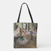 Edgar Degas - De dansklasse Tote Bag (Achterkant)