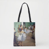 Edgar Degas - De dansklasse Tote Bag (Voorkant)