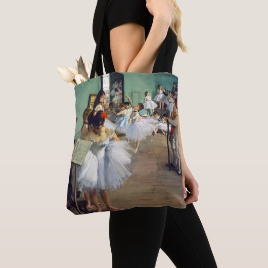 Edgar Degas - De dansklasse Tote Bag (Dichtbij)
