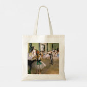 Edgar Degas de dansklasse Tote Bag (Achterkant)