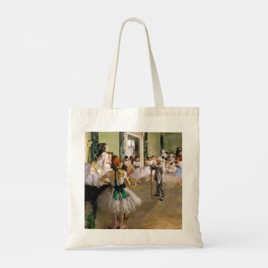 Edgar Degas de dansklasse Tote Bag (Achterkant)