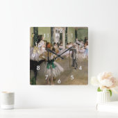 Edgar Degas - De dansklasse Vierkante Klok (Huis)