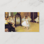 Edgar Degas | De dansklasse Visitekaartje (Voorkant)