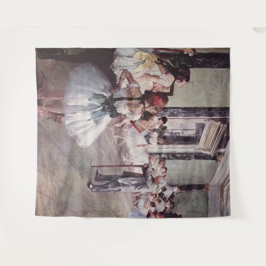Edgar Degas de dansklasse Wandkleed (Voorkant (horizontaal))