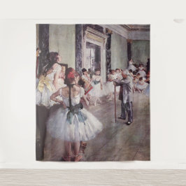 Edgar Degas de dansklasse Wandkleed