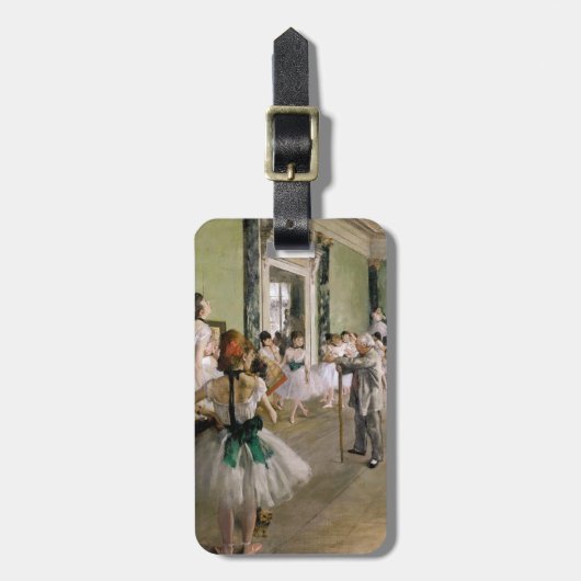 Edgar Degas - De Dansles Bagagelabel (Voorkant verticaal)