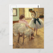 Edgar Degas de dansles Briefkaart (Voorkant / Achterkant)