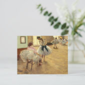 Edgar Degas de dansles Briefkaart (Staand voorkant)