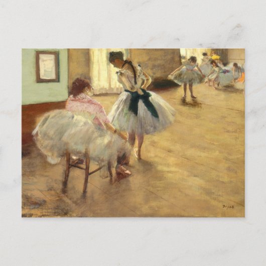 Edgar Degas de dansles Briefkaart (Voorkant)