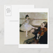 Edgar Degas | De dansles, c.1879 Briefkaart (Voorkant / Achterkant)
