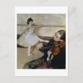 Edgar Degas | De dansles, c.1879 Briefkaart (Voorkant)
