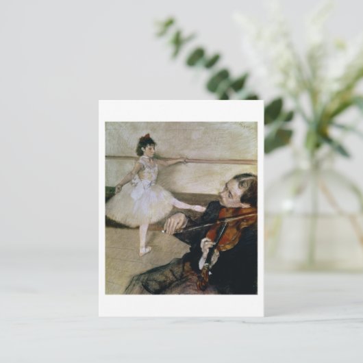 Edgar Degas | De dansles, c.1879 Briefkaart (Staand voorkant)