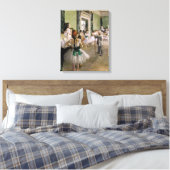 Edgar Degas - De Dansles Canvas Afdruk (Insitu (Slaapkamer))