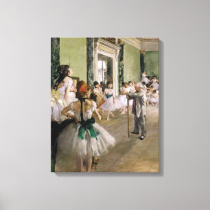 Edgar Degas - De Dansles Canvas Afdruk