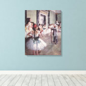 Edgar Degas De Dansles Canvas Afdruk (Insitu (Houten vloer))