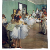 Edgar Degas - De Dansles Douchegordijn (Voorkant)