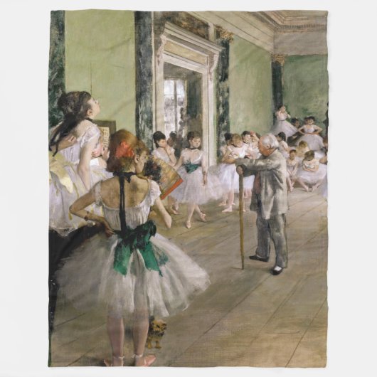 Edgar Degas - De Dansles Fleece Deken (Voorkant)