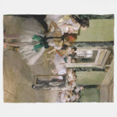 Edgar Degas - De Dansles Fleece Deken (Voorkant (Horizontaal))