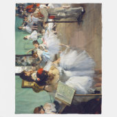 Edgar Degas - De Dansles Fleece Deken (Voorkant)