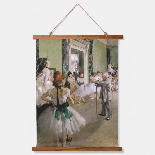 Edgar Degas - De Dansles Hangend Wandkleed (Voorkant)