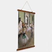 Edgar Degas - De Dansles Hangend Wandkleed (Gebogen)
