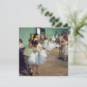 Edgar Degas - De Dansles Kaart (Staand voorkant)