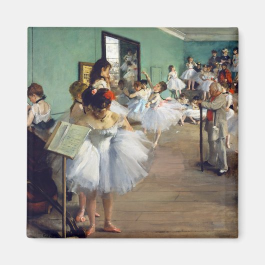 Edgar Degas - De Dansles Magneet (Voorkant)