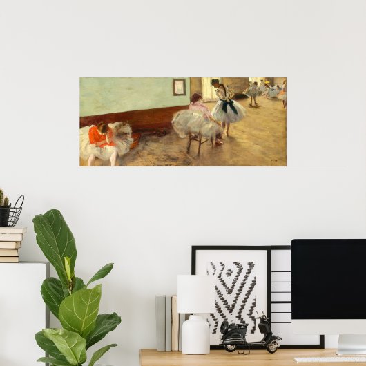 Edgar Degas de dansles Poster (Thuiskantoor)