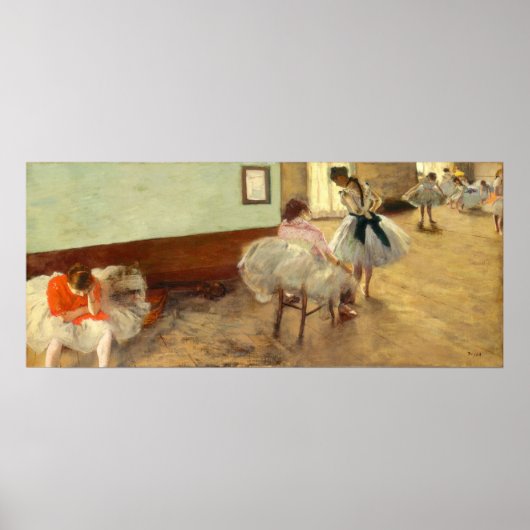 Edgar Degas de dansles Poster (Voorkant)
