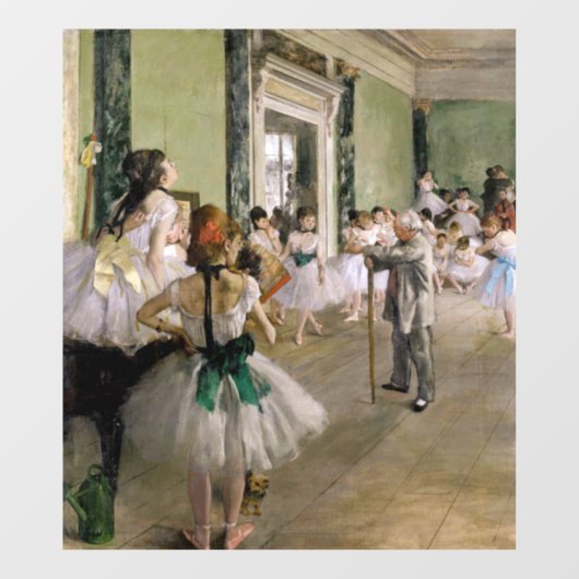 Edgar Degas - De Dansles Raamsticker (Vel)
