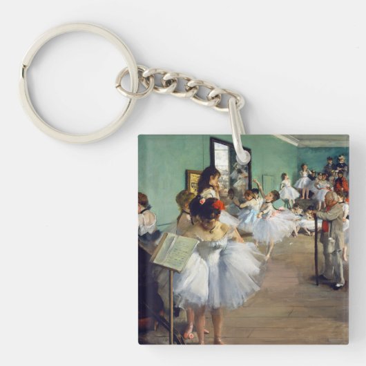 Edgar Degas - De Dansles Sleutelhanger (Voorkant)