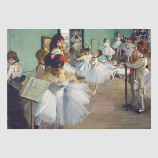 Edgar Degas - De Dansles Tissuepapier (Voorkant)