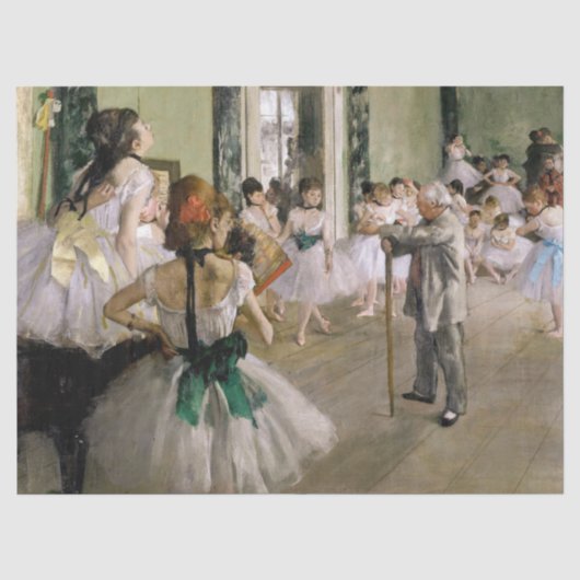Edgar Degas - De Dansles Tissuepapier (Voorkant)