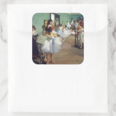 Edgar Degas - De Dansles Vierkante Sticker (Tas)