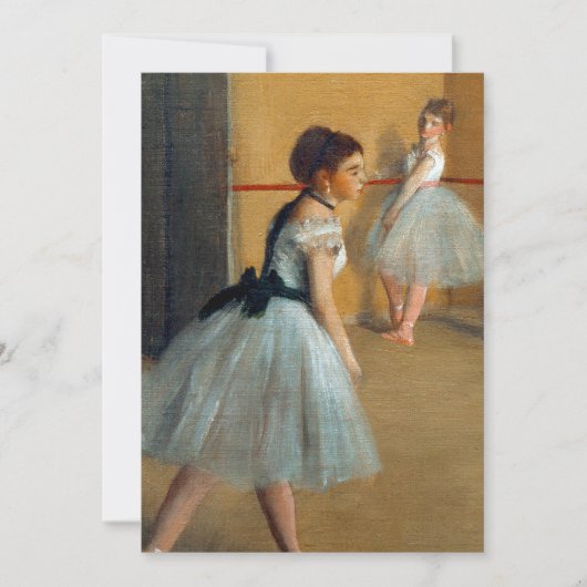 Edgar Degas De danszaal bij de Opera Kaart (Voorkant)
