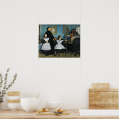 Edgar Degas | De familie Bellelli, 1858-67 Poster (Keuken)