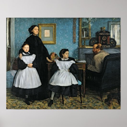 Edgar Degas | De familie Bellelli, 1858-67 Poster (Voorkant)