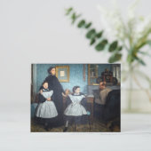 Edgar Degas - De familie Bellelli Briefkaart (Staand voorkant)