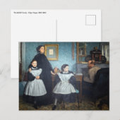 Edgar Degas - De familie Bellelli Briefkaart (Voorkant / Achterkant)