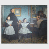 Edgar Degas - De familie Bellelli Cadeaupapier (Vlak)