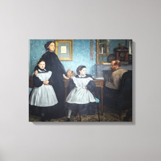Edgar Degas - De familie Bellelli Canvas Afdruk (Voorkant)