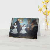 Edgar Degas - De familie Bellelli Kaart (Gele Bloem)